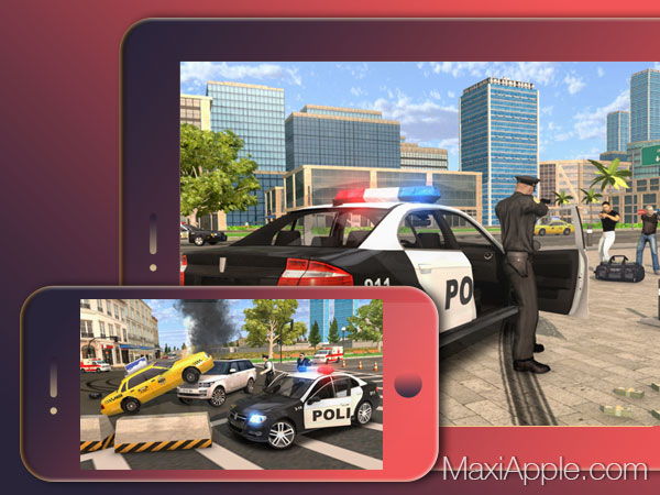 Police Car Chase iPhone iPad