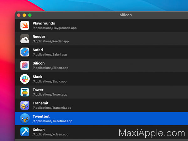 Silicon App Mac