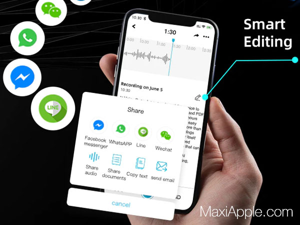 Wooask micro connecte bluetooth traduction transcription