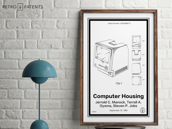 poster retro apple jeux video