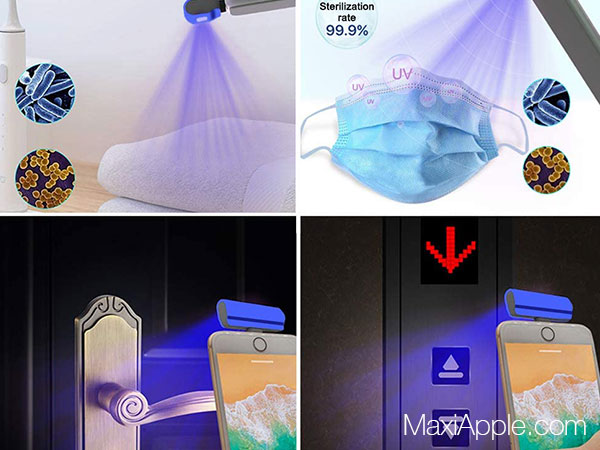 sterilisateur lampe ultraviolet iphone