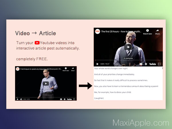 Video to Article