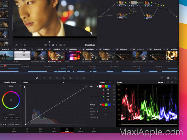 davinci resolve studio macos mac gratuit 04 - DaVinci Resolve 17 Mac - Logiciel de Montage Video Pro (gratuit)