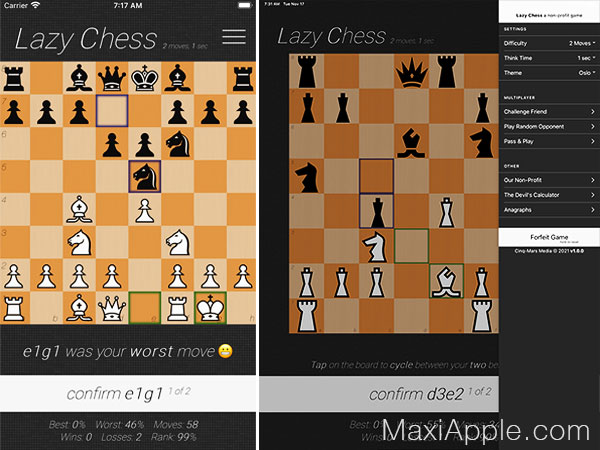 Lazy Chess iPhone