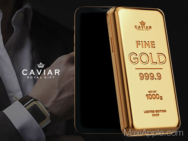 caviar goldphone iphone 12 pro lingot or en barre 24 carats 03 - Caviar GoldPhone, iPhone 12 Pro en Lingot d'OR de 1kg (video)