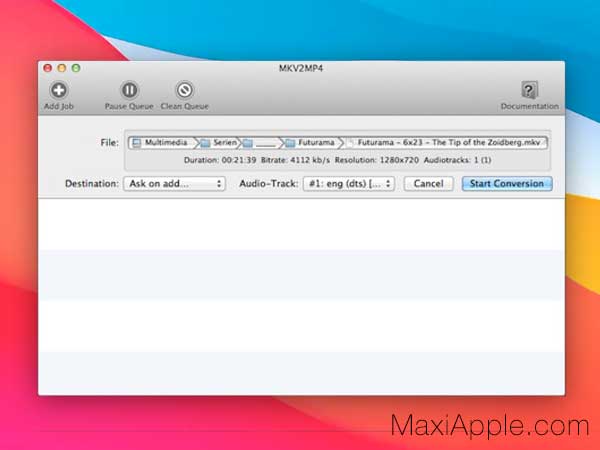 MKV2MP4 macOS