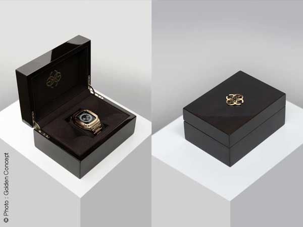 coque montre apple luxe or argent diamants
