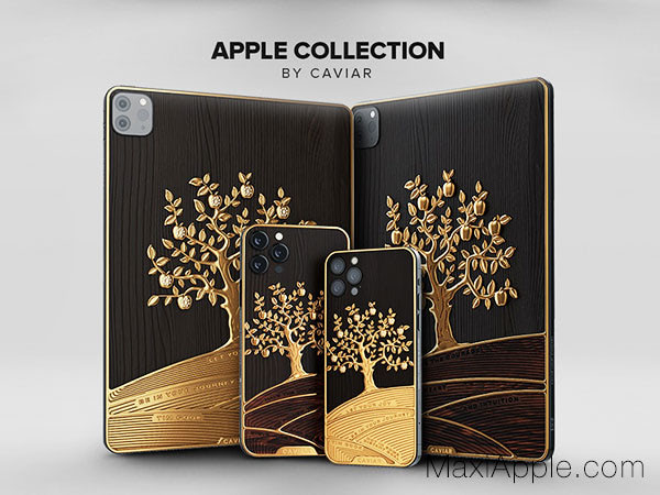 Caviar smartphone tablette apple or bois