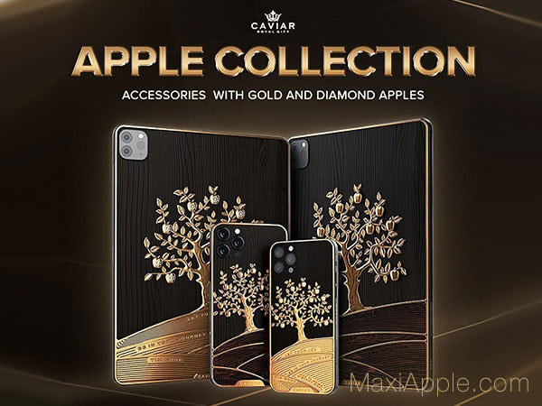Caviar smartphone tablette apple or bois