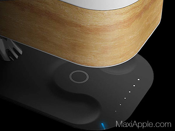 "Tree of Light" lamp musique chargement qi iphone