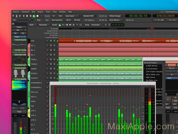 Ardour Mac PC Windows