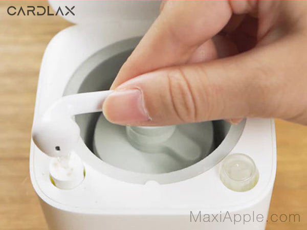 cardlax earbuds washer machine laver ecouteurs bluetooth airpods 02 - Cardlax, Machine à Laver pour Écouteurs AirPods (video)