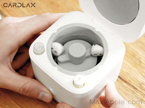 cardlax earbuds washer machine laver ecouteurs bluetooth airpods 03 - Cardlax, Machine à Laver pour Écouteurs AirPods (video)