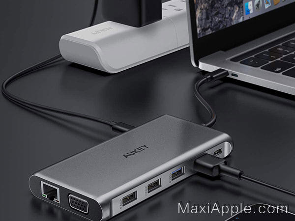 Hub Aukey USB-C 12-en-1