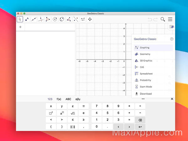 GeoGebra Classic macos iPhone iPad Windows