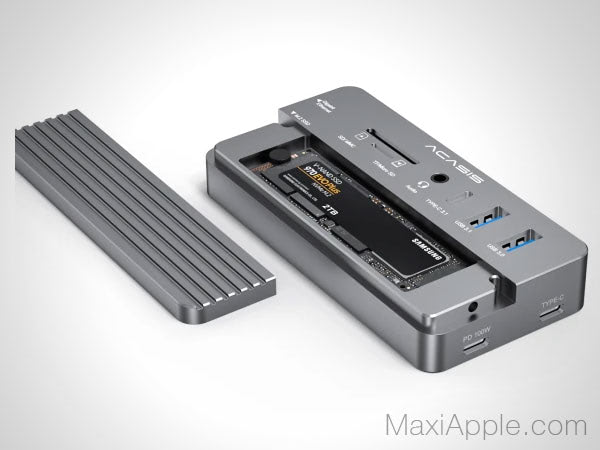 Boîtier SSD M2 NVMe + HUB USB-C 10-in-1