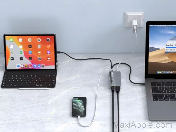 Boîtier SSD M2 NVMe + HUB USB-C 10-in-1
