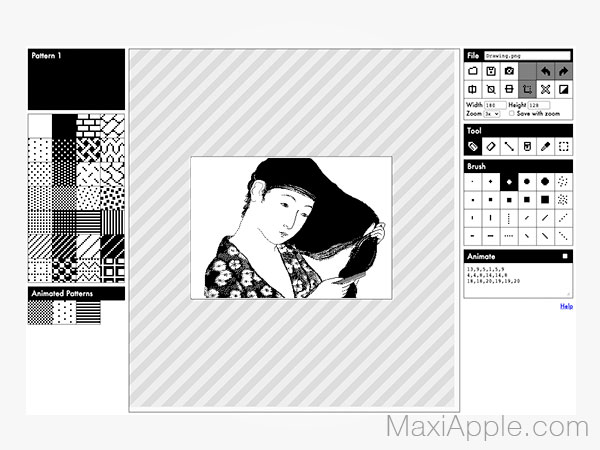 MacPaint en ligne Mac PC gratuit