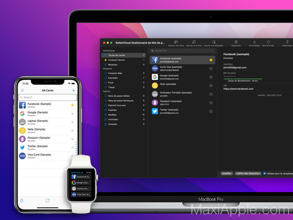 SafeInCloud macOS iPhone Windows Android