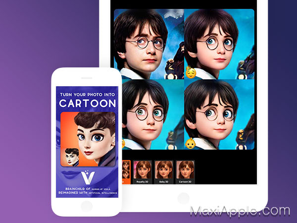Voilà AI Artist Cartoon Photo iOS Android