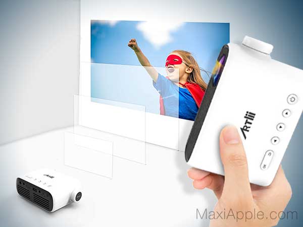 Artlii Q Videoprojecteur de Poche iOS Android Mac PC