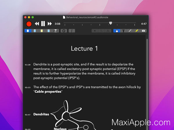 AudioNotes 2 Mac iOS