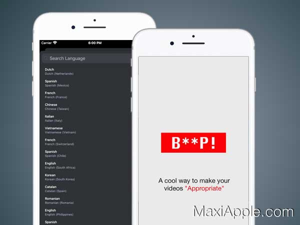 Beep 'Censor videos easily' iPhone iPad