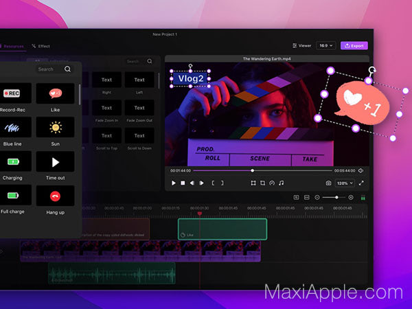 filmage video editor mac macos gratuit 03 - Filmage Video Editor Mac - Nouvel Outil de Montage Pro (gratuit)