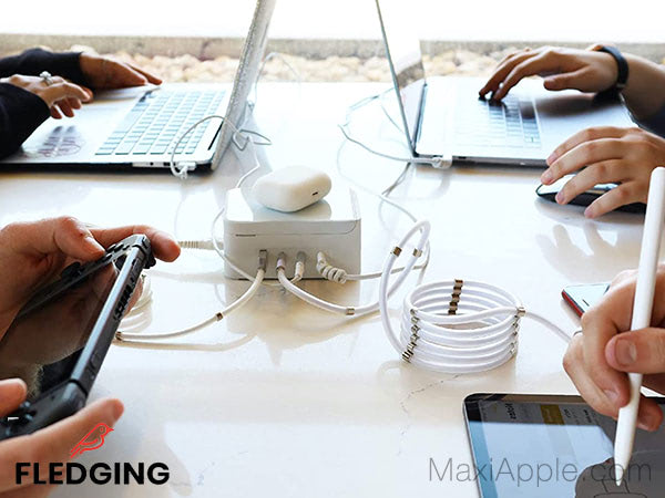 Fledging Spruce GaN Charger Dock Hub iOS Android