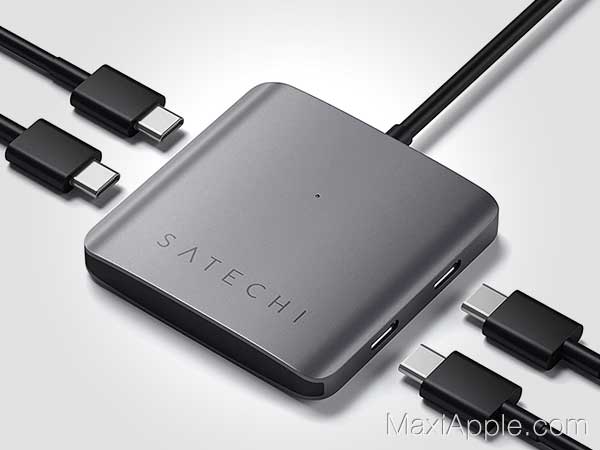 satechi hub portable 4 port usb c mac ipad macbook pro prix 03 - Satechi Hub USB-C 4 ports pour MacBook Pro et iPad Pro M1