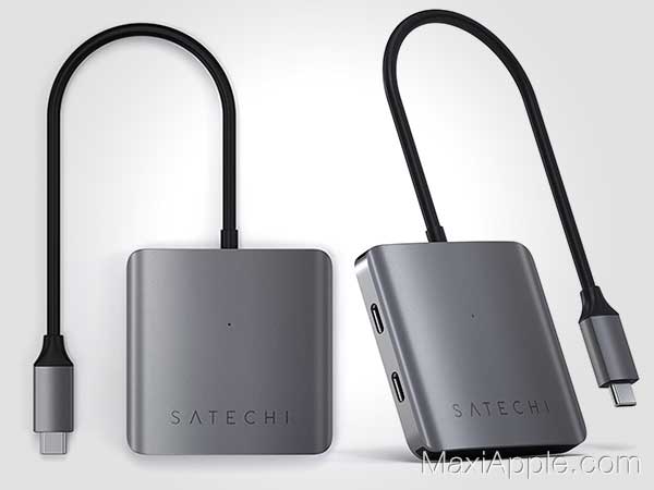 satechi hub portable 4 port usb c mac ipad macbook pro prix 04 - Satechi Hub USB-C 4 ports pour MacBook Pro et iPad Pro M1