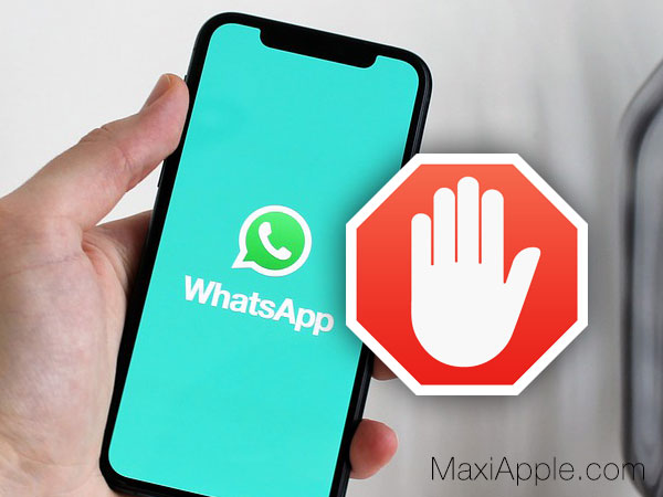 WhatsApp smartphone interdit