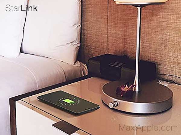 chargeur qi sans trou percer iphone ipad smartphone