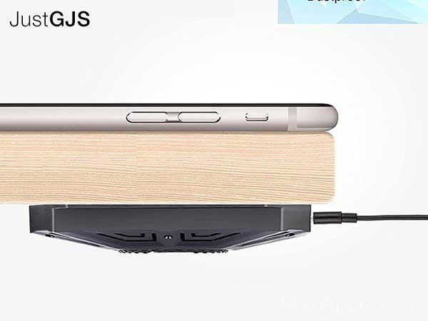 chargeur qi sans trou percer iphone ipad smartphone