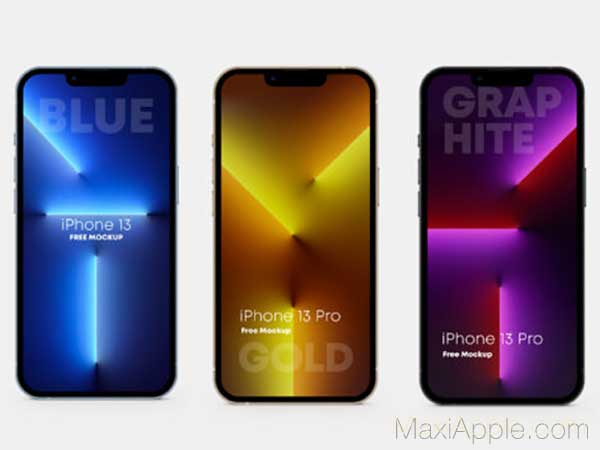 maquettes iphone 13 mini pro max gratuit
