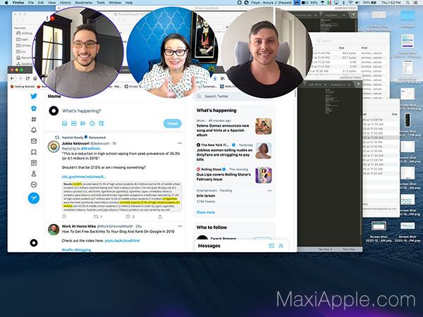 Circles for Zoom macOS Windows