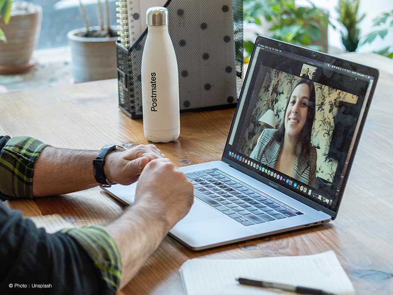 viso zoom reunion en ligne materiel mac apple
