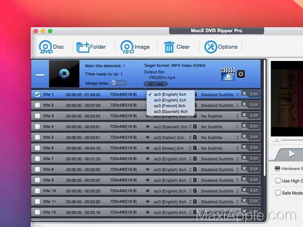 MacX DVD Ripper Pro macOS Promo Noel