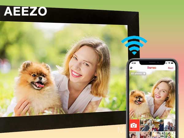 top cadre photo wifi ios android avis prix