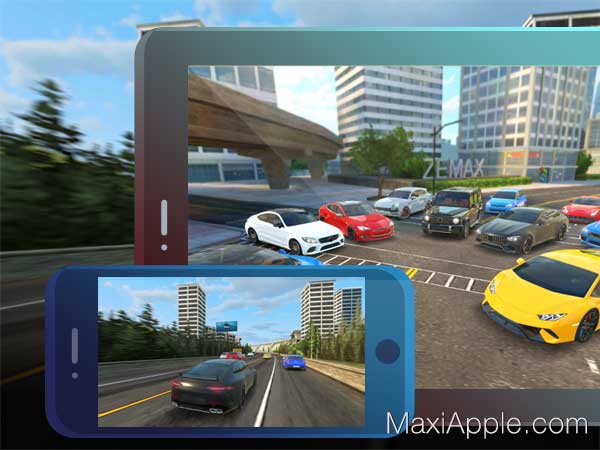 Racing in Car iOS Android