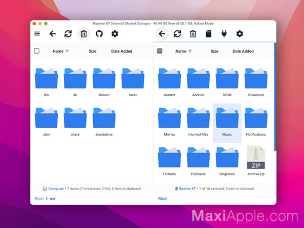 OpenMTP macOS