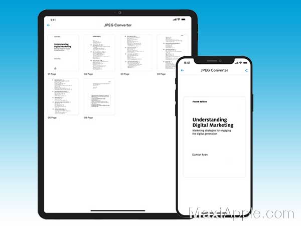 PDF to JPG / PNG iOS