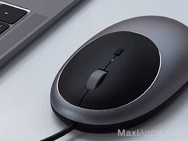 Satechi C1 USB-C, Souris Filaire LED