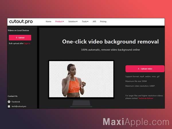 Cutout Pro Video Background Remover Mac PC