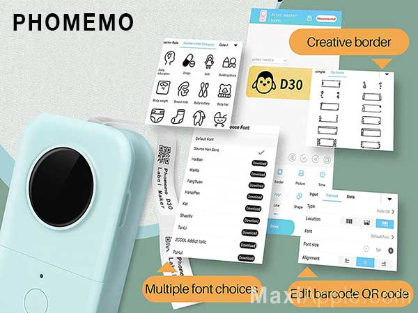 imprimantes etiquettes ios android