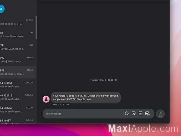 Messages Mac