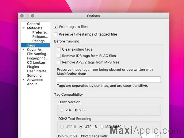MusicBrainz Picard macOS