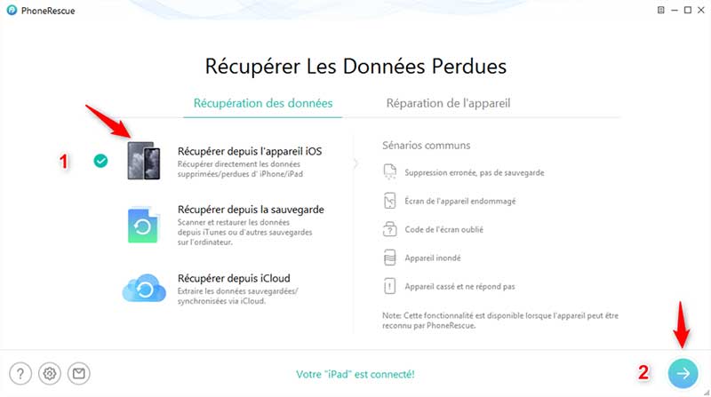 Récupérer Photo iOS