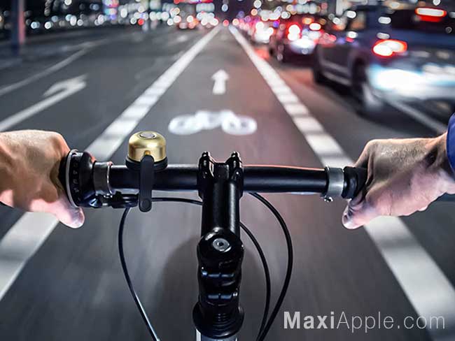 AirBell - Sonnette de vélo avec support Apple AirTag - Antivol