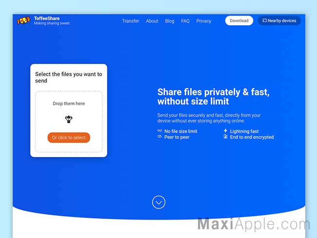 ToffeeShare macos windows